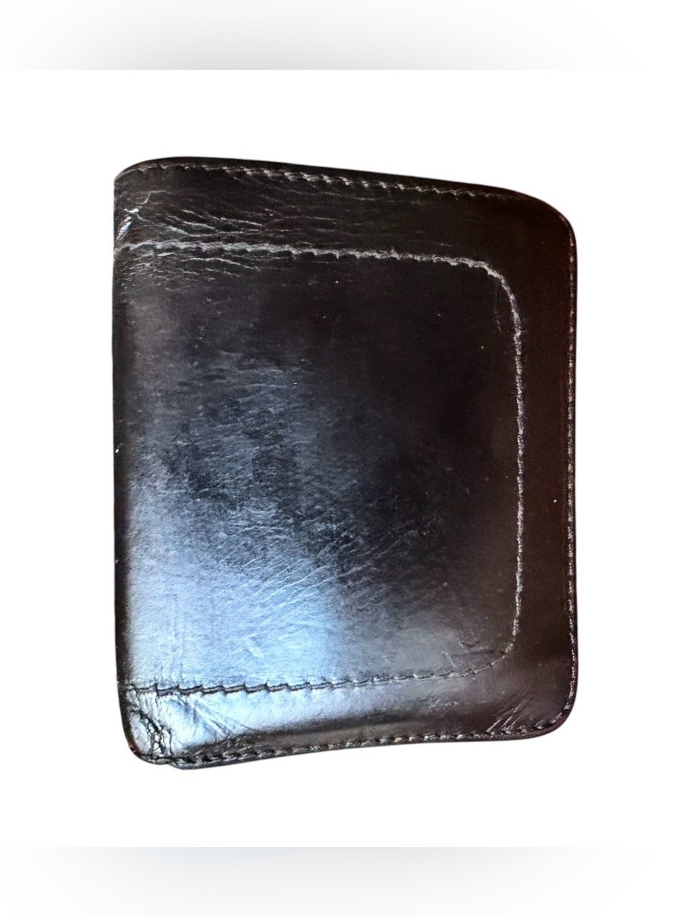 Louis Vuitton Utah Leather Bi-Fold Wallet black / Basalt